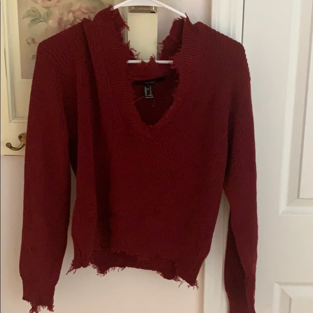 Red sweater